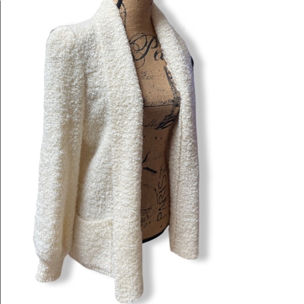Vintage ADELE JOYCE sweater cardi open front long sleeve minimalist 90’s